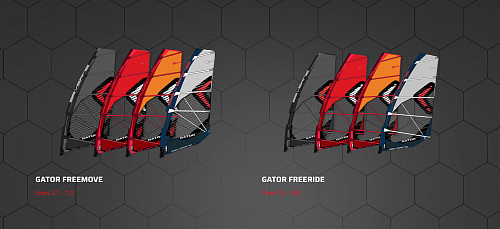 Парус для Виндсерфинга Severne 2023 Gator Orange