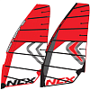 Парус для Виндсерфинга Severne 2025 NCX Black / Red