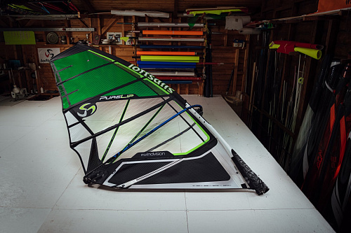 Парус для Виндсерфинга Loftsails 2022 Purelip Green