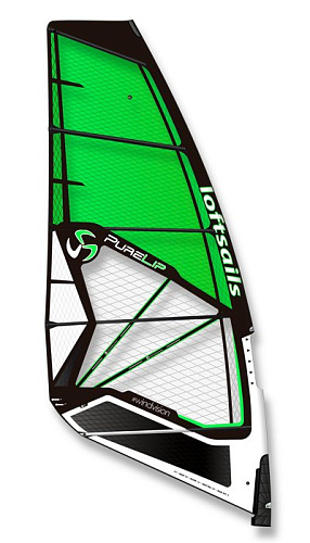 Парус для Виндсерфинга Loftsails 2022 Purelip Green