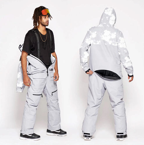 Комбинезон Oneskee MARKVI Grey/White Men